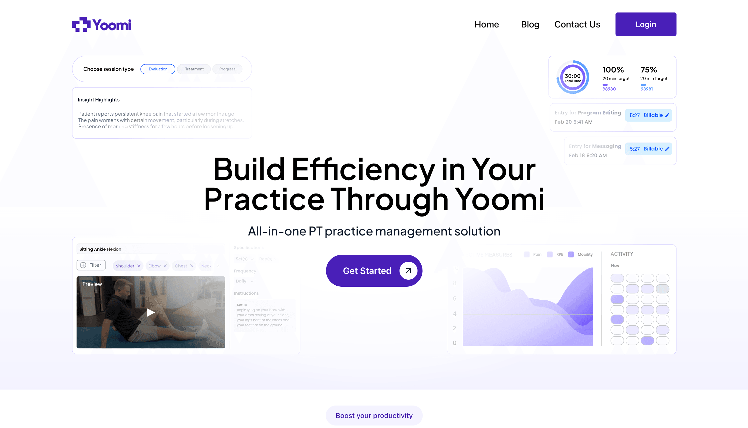 Yoomi Web App